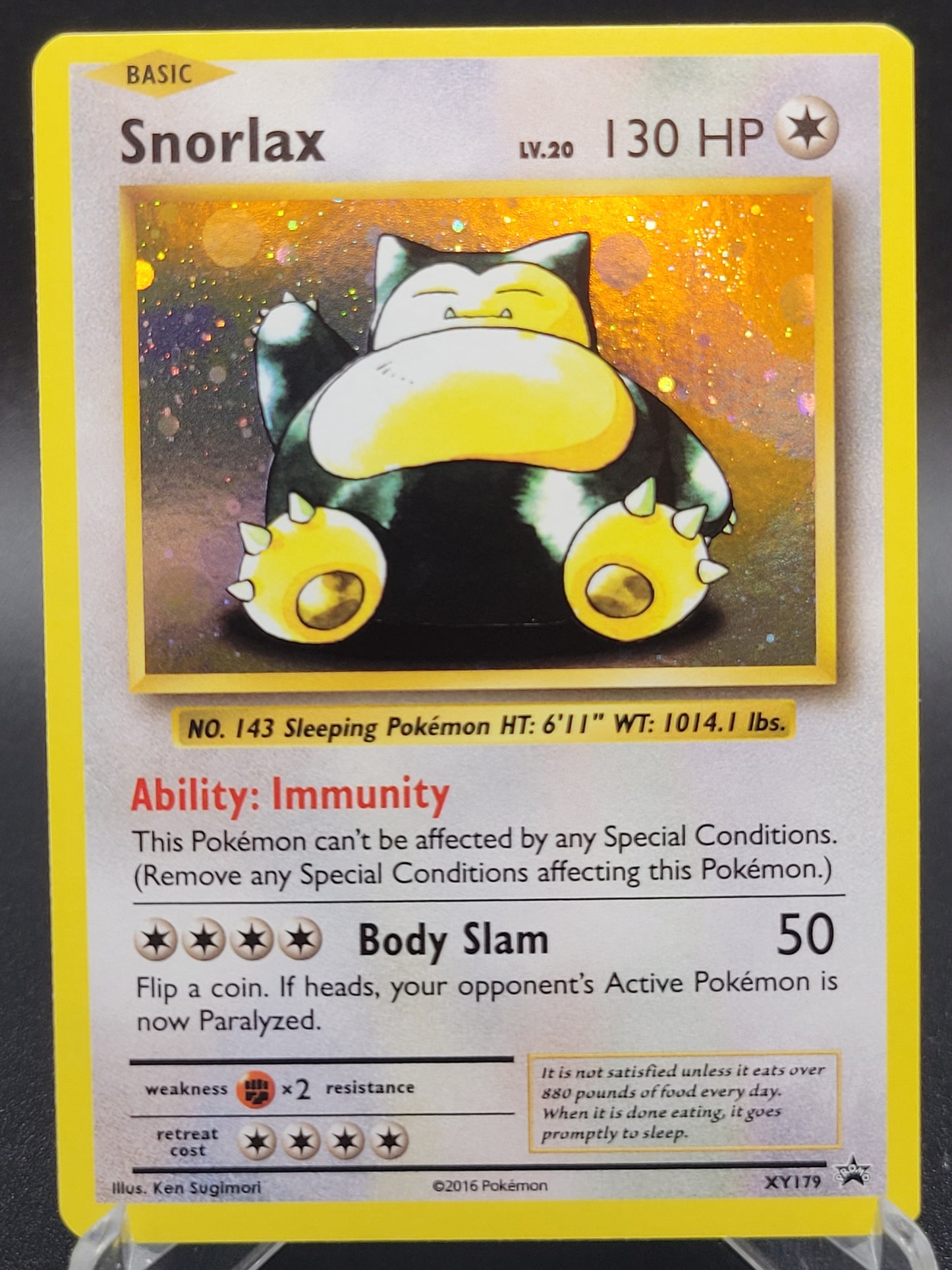 Pokémon TCG: 2016 Snorlax XY179 XY: XY Promos