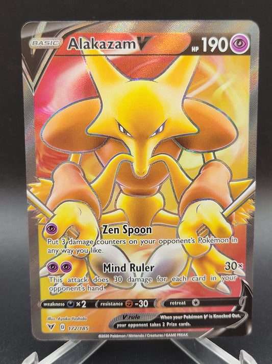 Pokémon TCG: 2020 Alakazam V 172/185 SWSH: Vivid Voltage