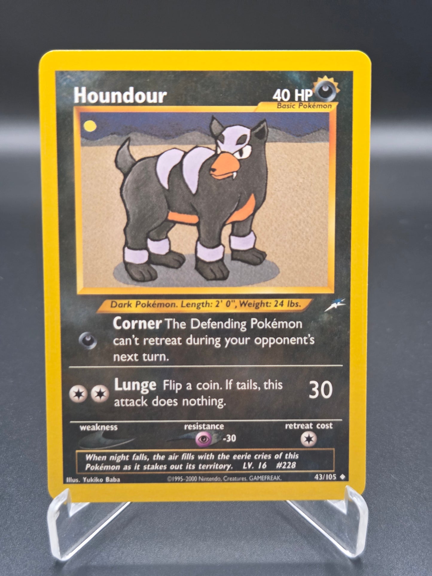 Pokémon TCG: 2000 Houndour 43/105 - Neo Destiny (N4)