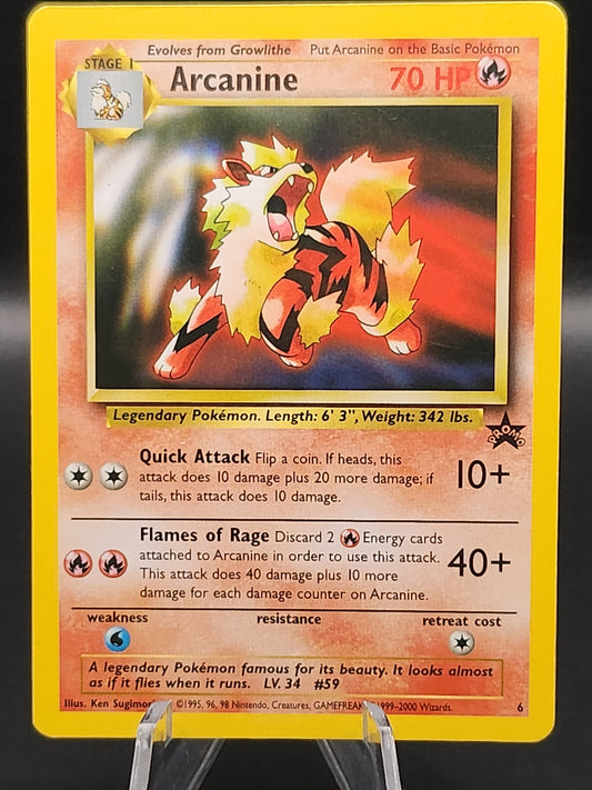 Pokémon TCG: Arcanine #6 WoTC Promo