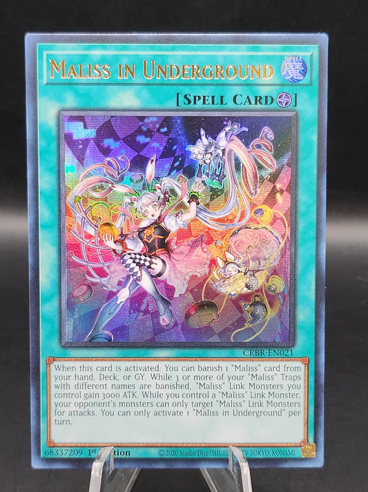 Yu-Gi-Oh! TCG Maliss in the Underground CRBR-EN021 Crossover Breakers