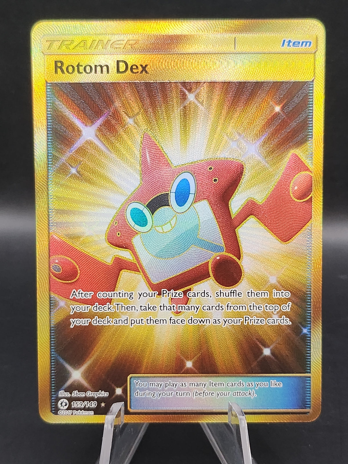 Pokémon TCG: 2017 Rotom Dex 159/149 Sun & Moon Base Set