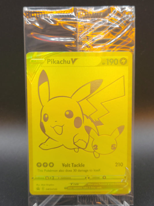 Pokémon TCG: 2021 Pikachu V SWSH145: 25th Celebrations SEALED