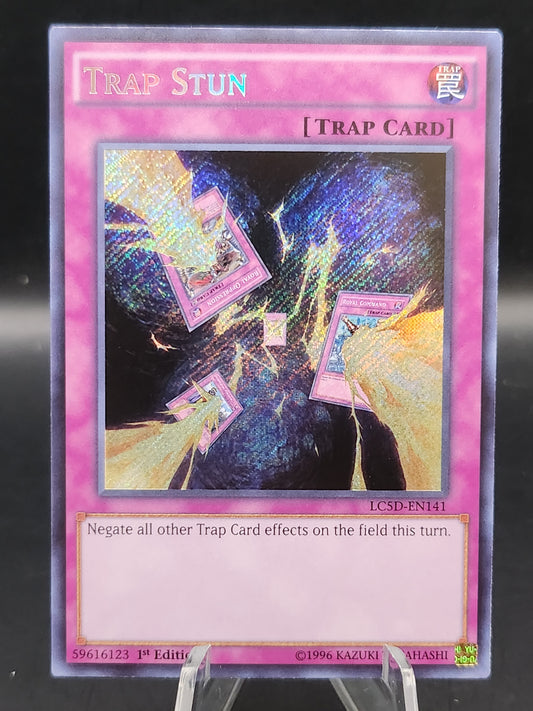 Yu-Gi-Oh! TCG 1st Edition Trap Stun LC5D-EN141 Legendary Collection 5D's