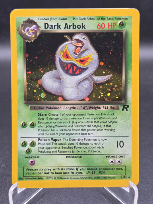 Pokémon TCG: 2000 Dark Arbok 2/82 Unlimited Holo