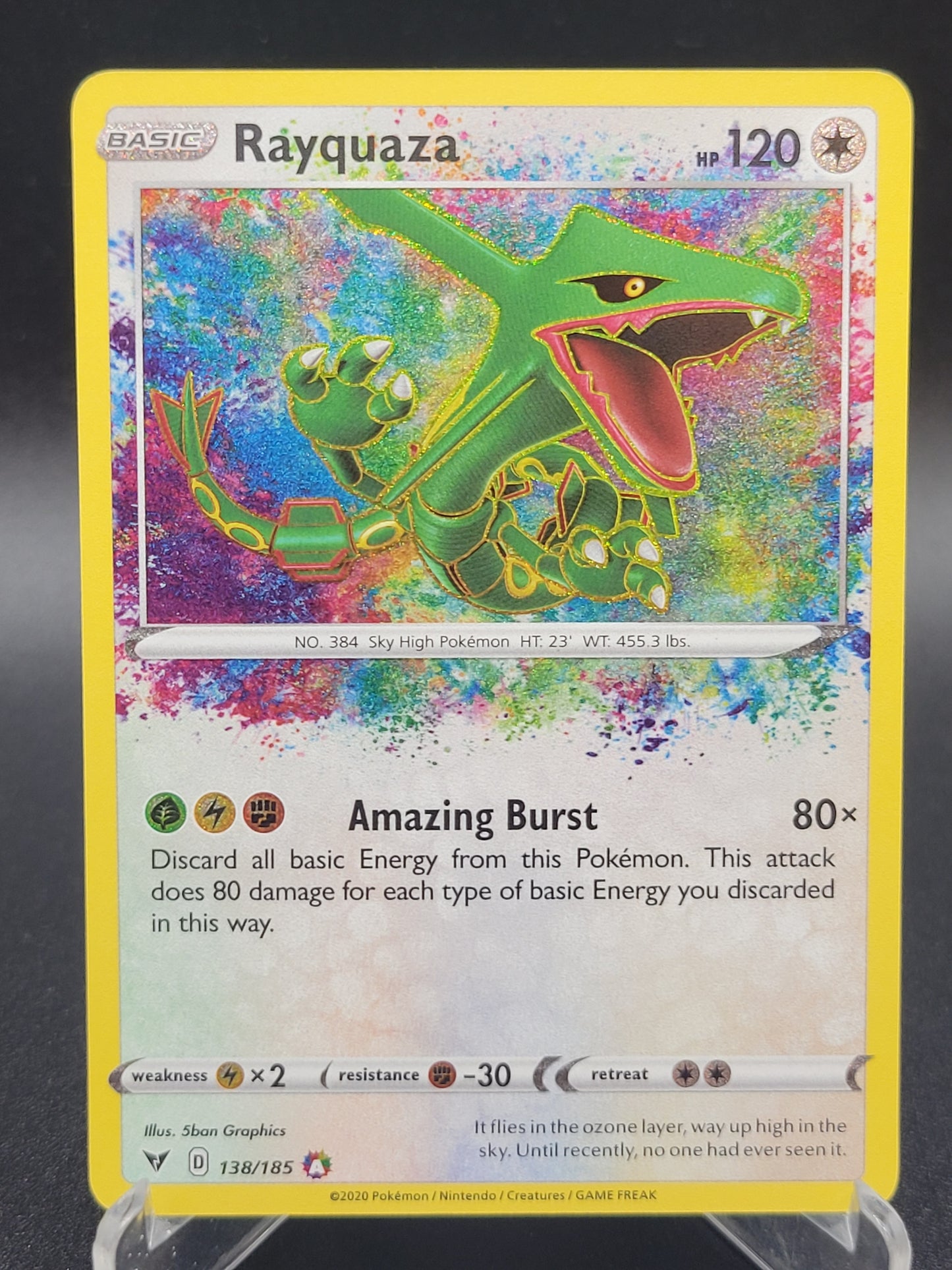 Pokémon TCG: 2020 Rayquaza 138/185 SWSH: Vivid Voltage