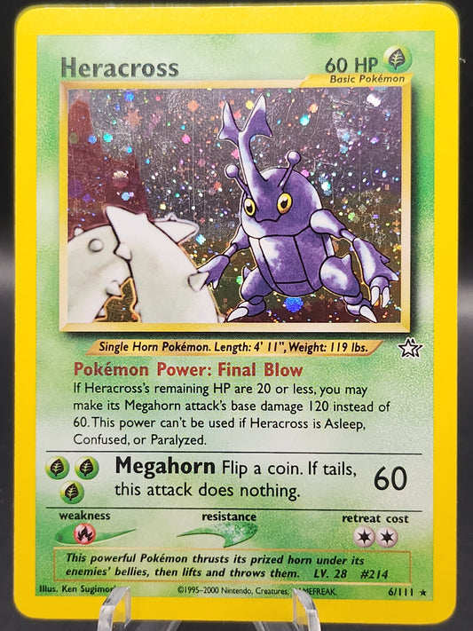 Pokemon TCG: 1995 Heracross 6/111 Neo Genesis