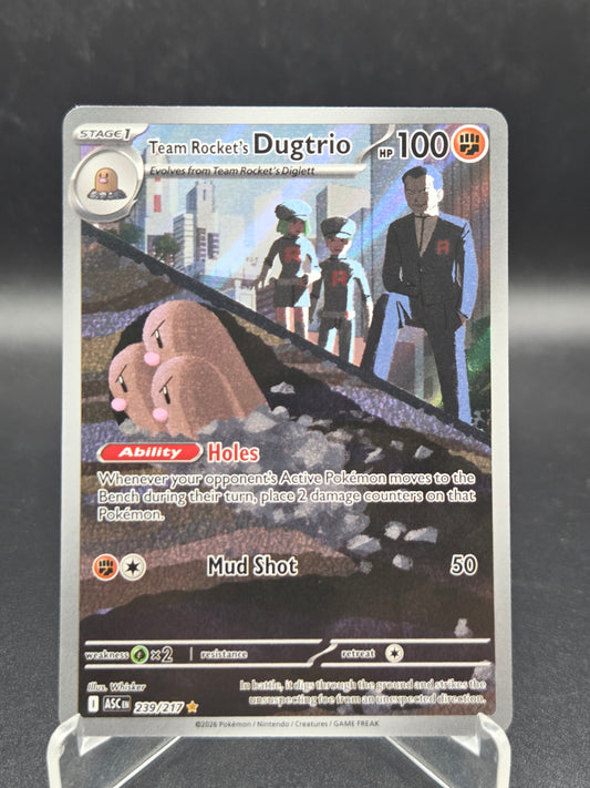 Pokémon TCG: 2026 Team Rocket's Dugtrio - 239/217 - ME: Ascended Heroes (ASC)