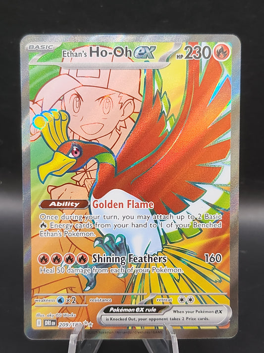 Pokémon TCG: 2025 Ethan's Ho-oh ex 209/182 SV: Destined Rivals