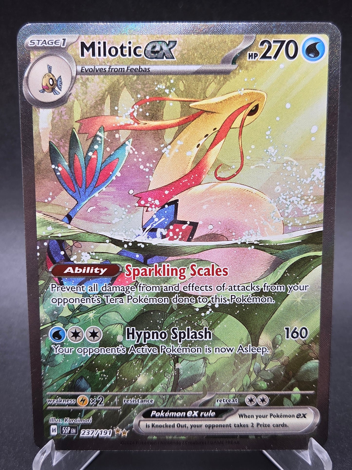 Pokémon TCG: 2024 Milotic ex 237/191 SV: Surging Sparks