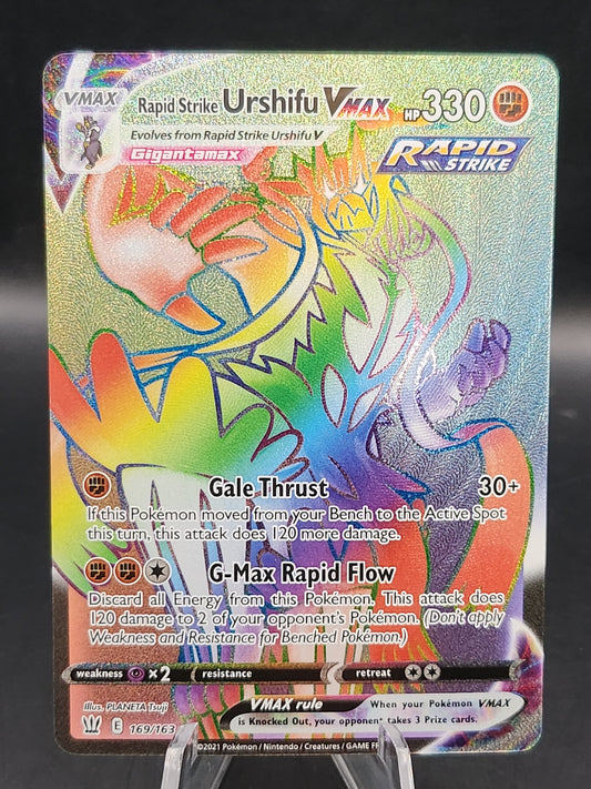Pokémon TCG: 2021 Rapid Dtrike Urshifu Vmax 169/163 S&S: Battle Styles
