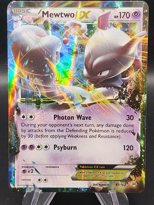 Pokémon TCG: 2015 Mewtwo EX 61/162 XY: BREAKthrough