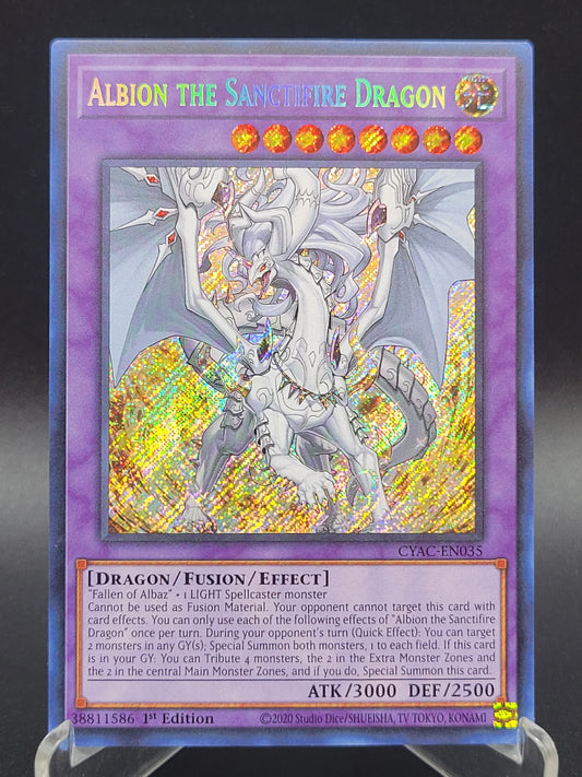 Yu-Gi-Oh! TCG: Albion the Sanctifire Dragon CYAC-EN035 Cyberstorm Access