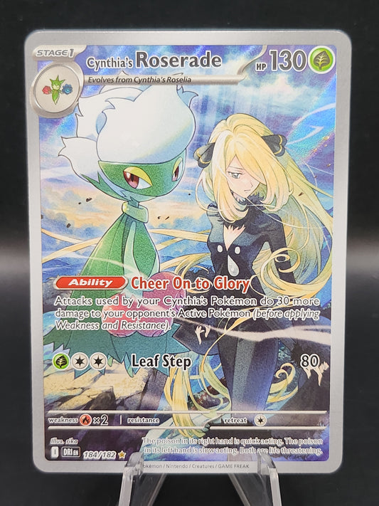 Pokémon TCG: 2025 Cynthia's Roserade 184/182 SV: Destined Rivals