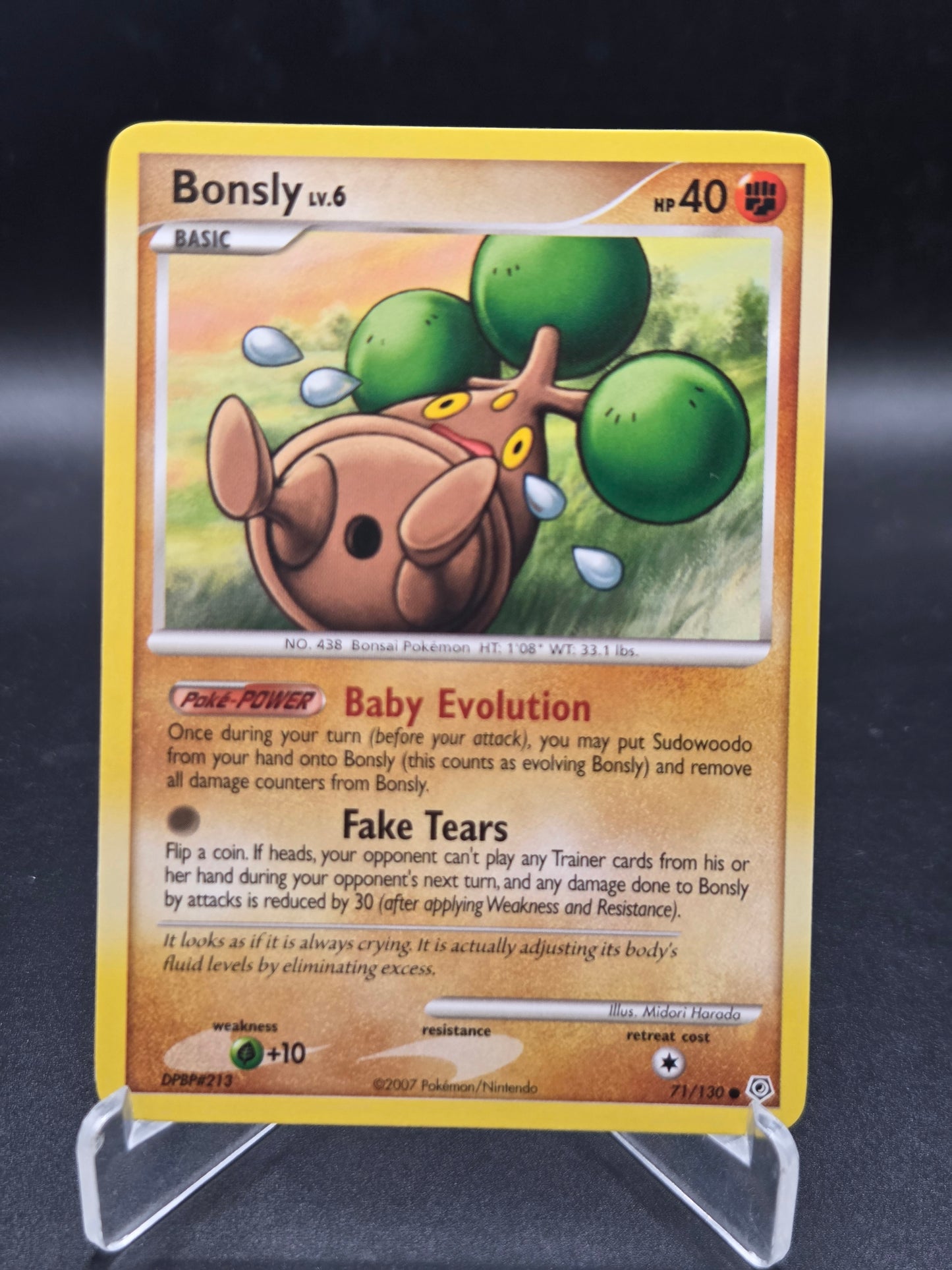 Pokémon TCG: 2007 Bonsly 71/130 - Diamond and Pearl