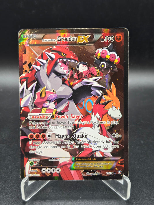 Pokémon TCG: 2015 Team Magma's Groudon EX - 15/34 - XY: Double Crisis