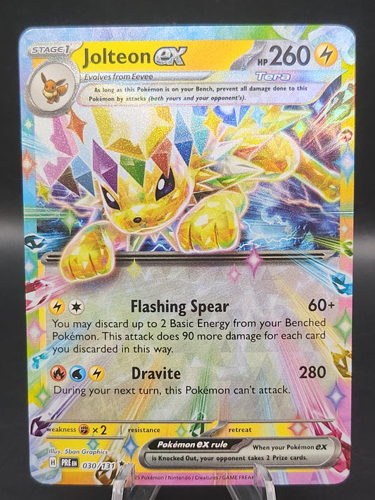 Pokémon TCG: 2025 Jolteon ex 030/131 SV: Prismatic Evolutions