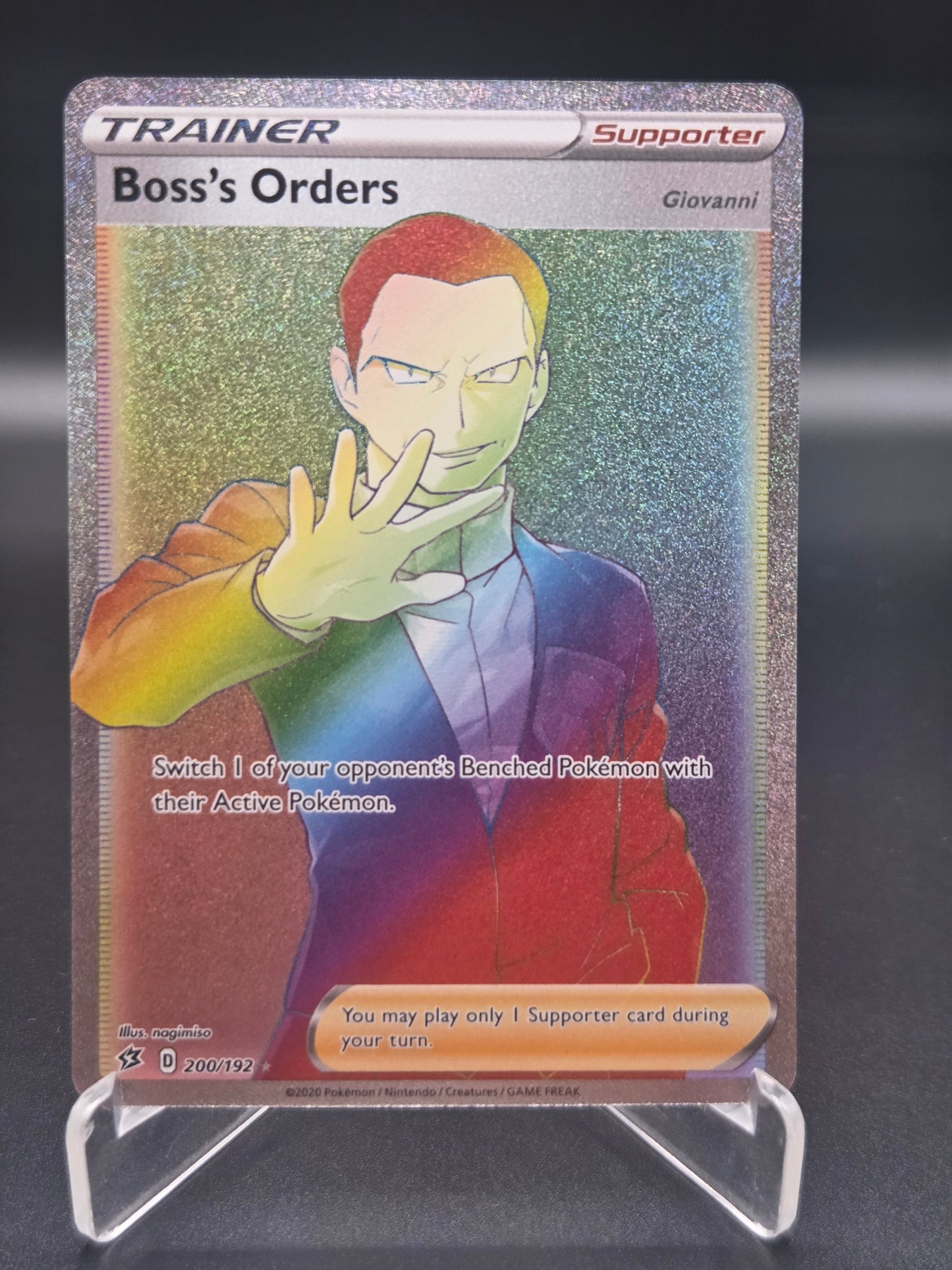 Pokémon TCG: 2020 Boss's Orders 200/192 SWSH: Rebel Clash