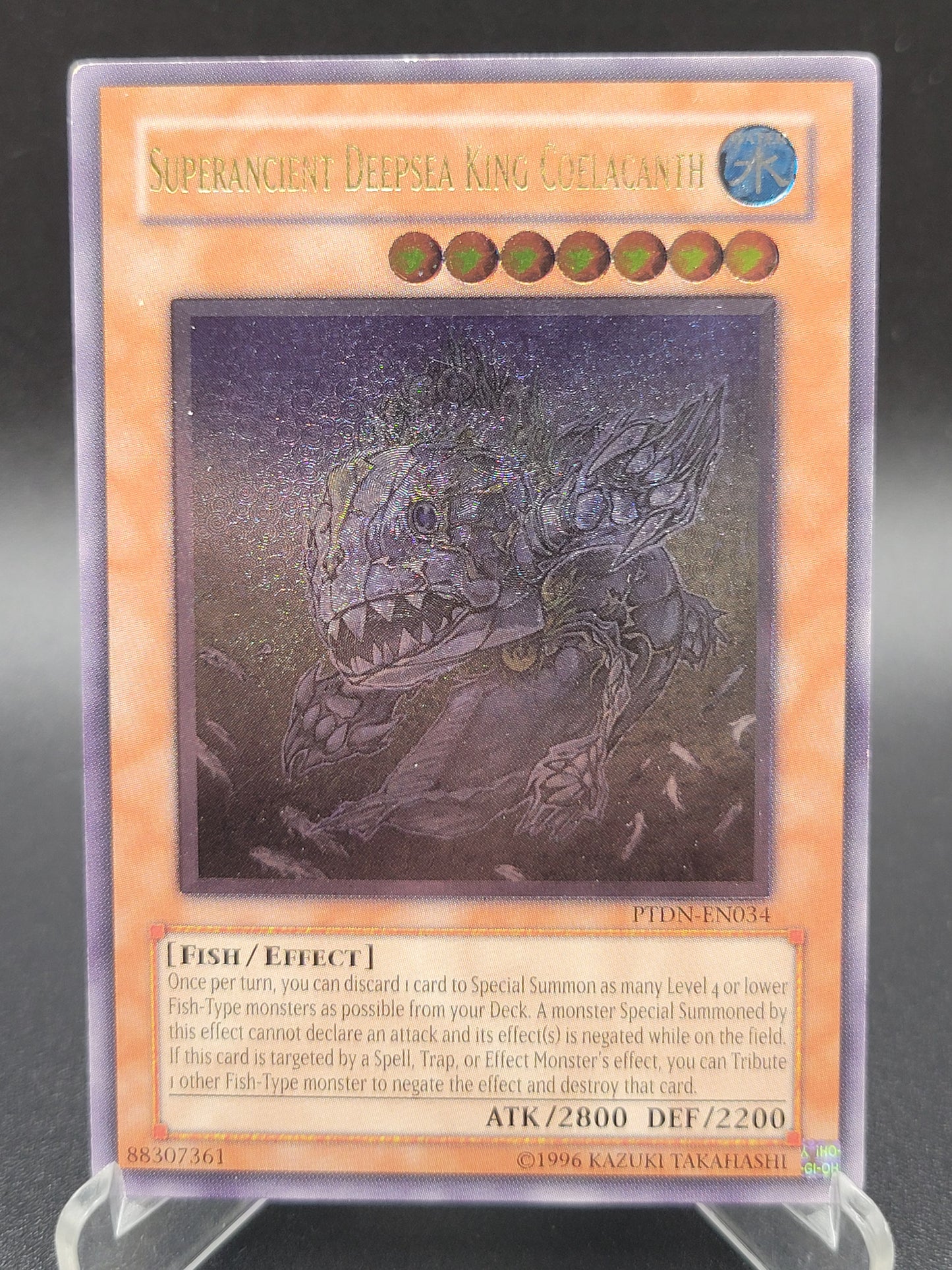 Yu-Gi-Oh! TCG: Superancient Deepsea King Coelacanth (UTR) PTDN-EN034 Phantom Darkness