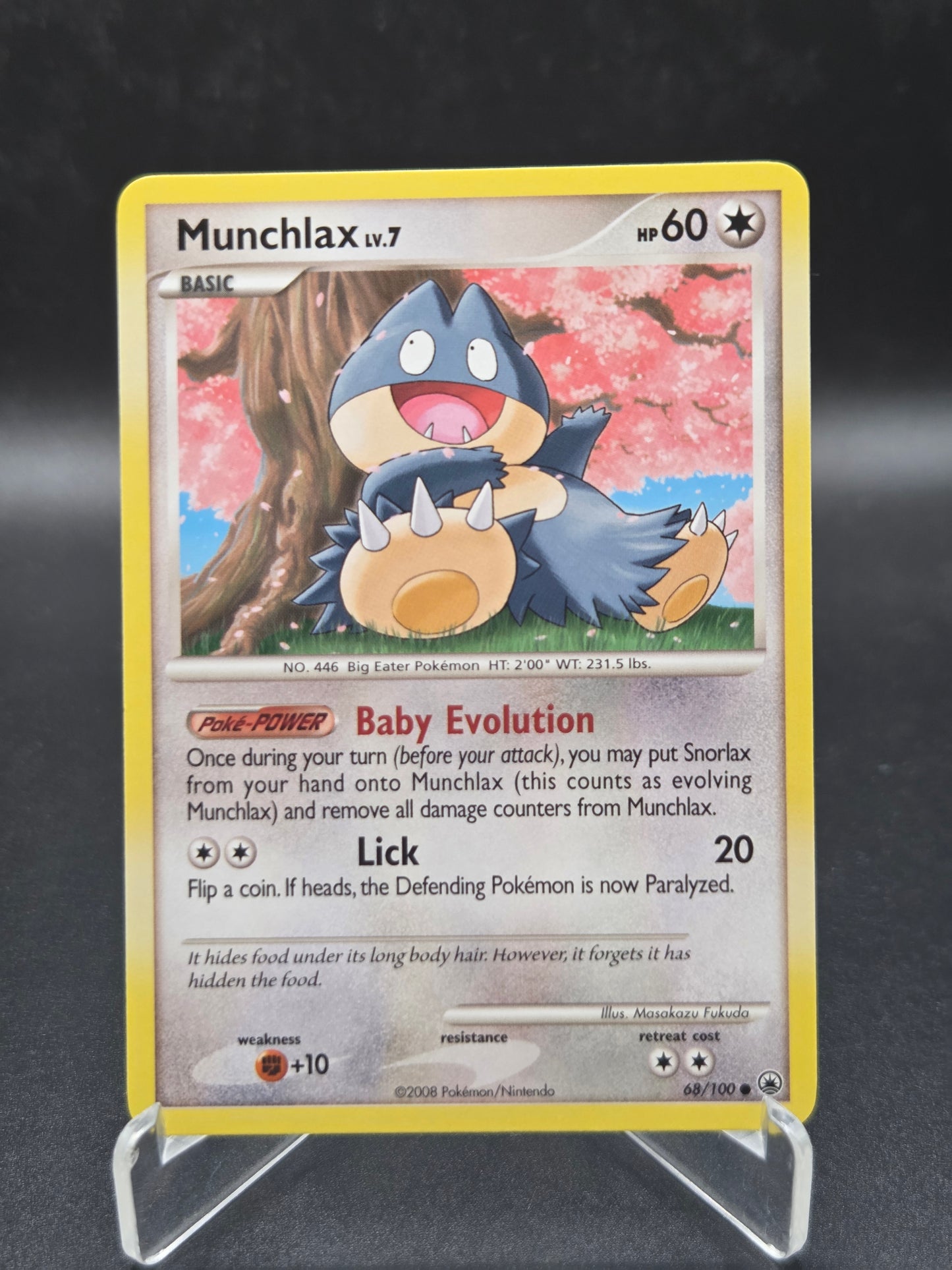 Pokémon TCG: 2008 Munchlax 68/100 - Majestic Dawn