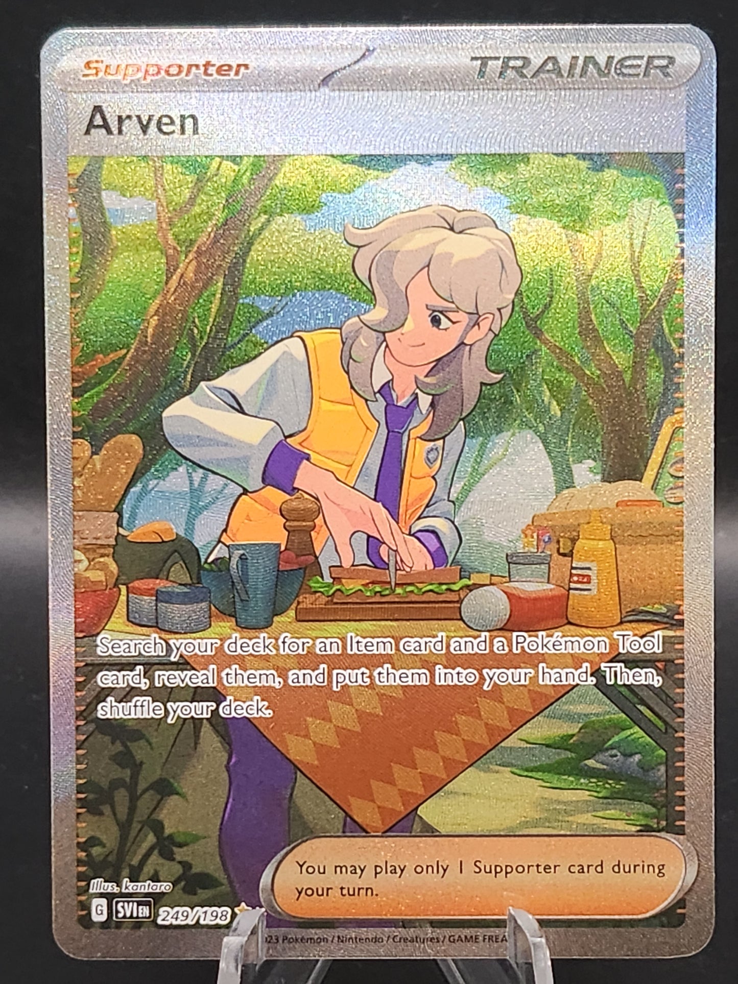 Pokémon TCG: 2022 Arven 249/198 Scarlet & Violet Secret Illustration Rare