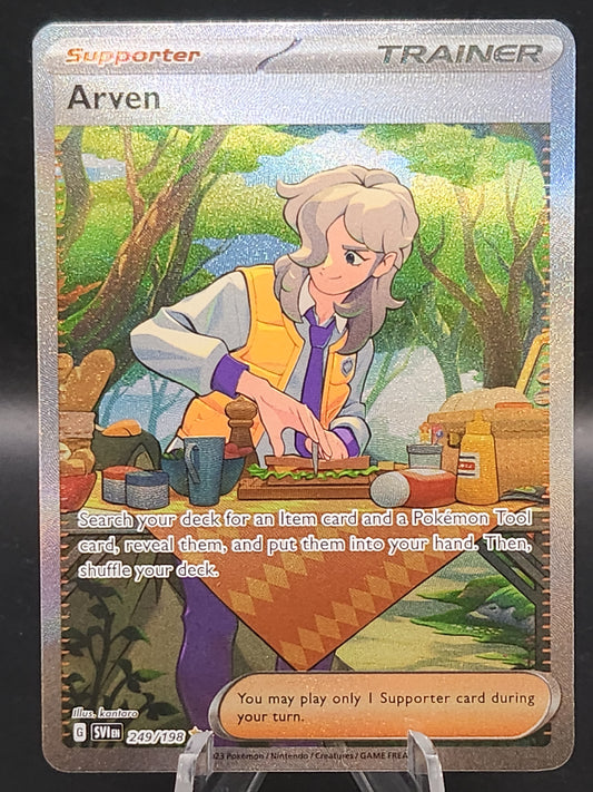 Pokémon TCG: 2022 Arven 249/198 Scarlet & Violet Secret Illustration Rare