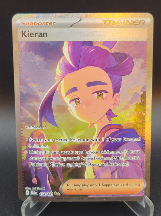 Pokémon TCG: 2025 Kieran 174/131 SV: Prismatic Evolutions