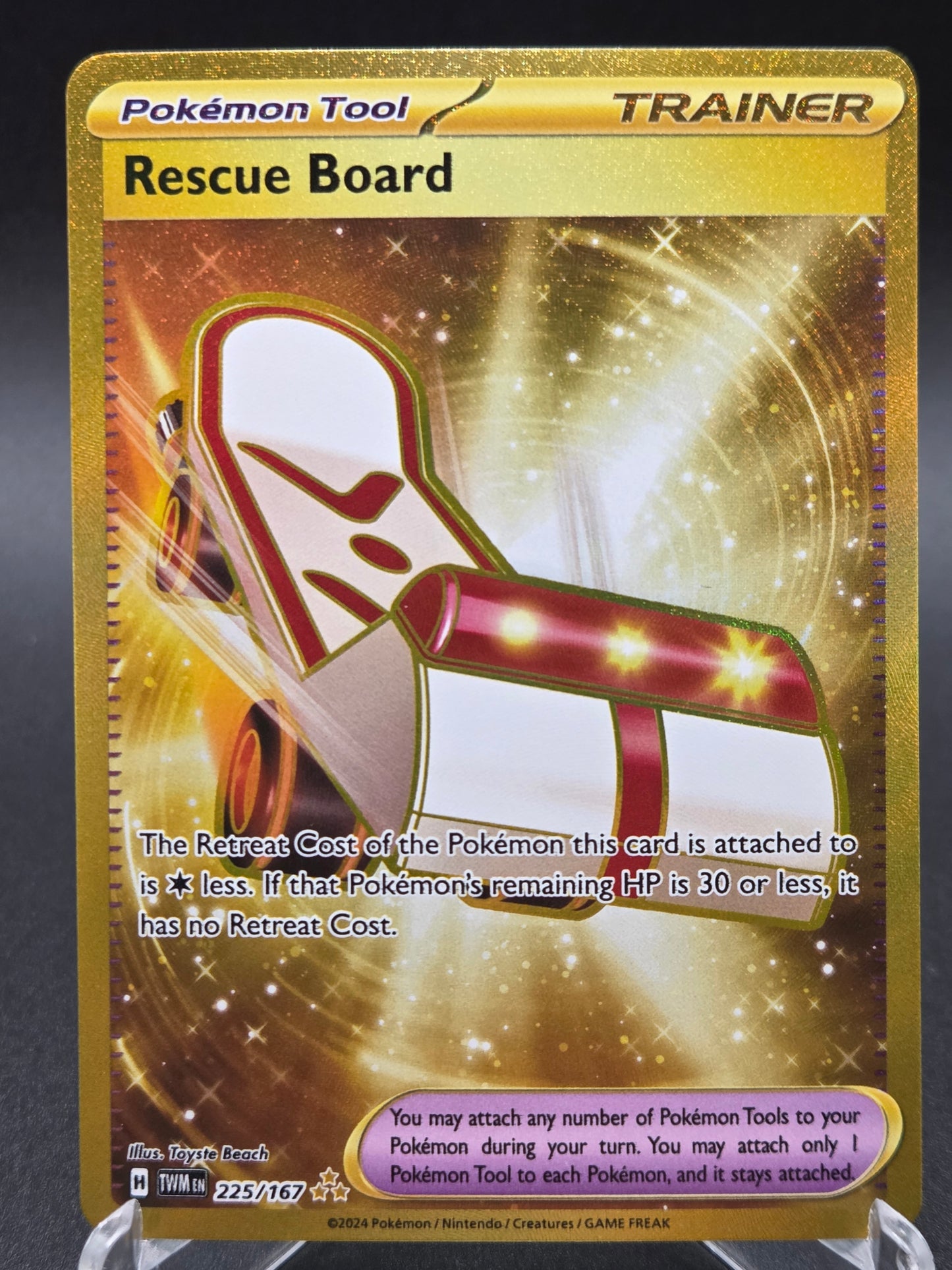 Pokémon TCG: 2024 Rescue Board 225/167 SV: Twilight Masquerade