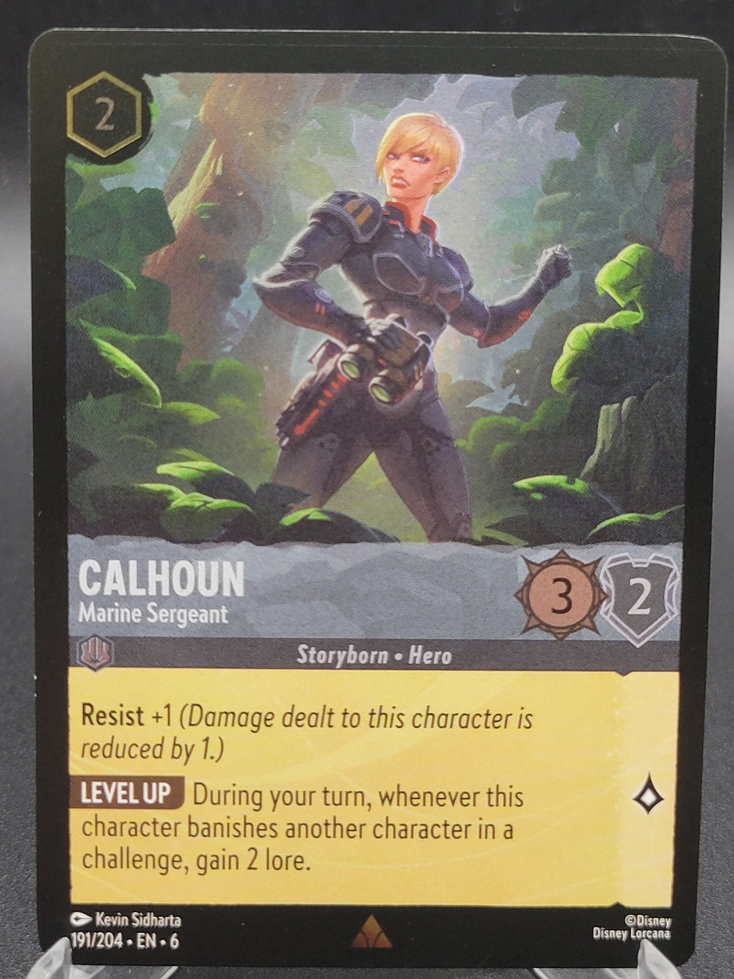 Lorcana TCG: Calhoun Marine Sergeant (Cold Foil) 191/204 Azurite Sea
