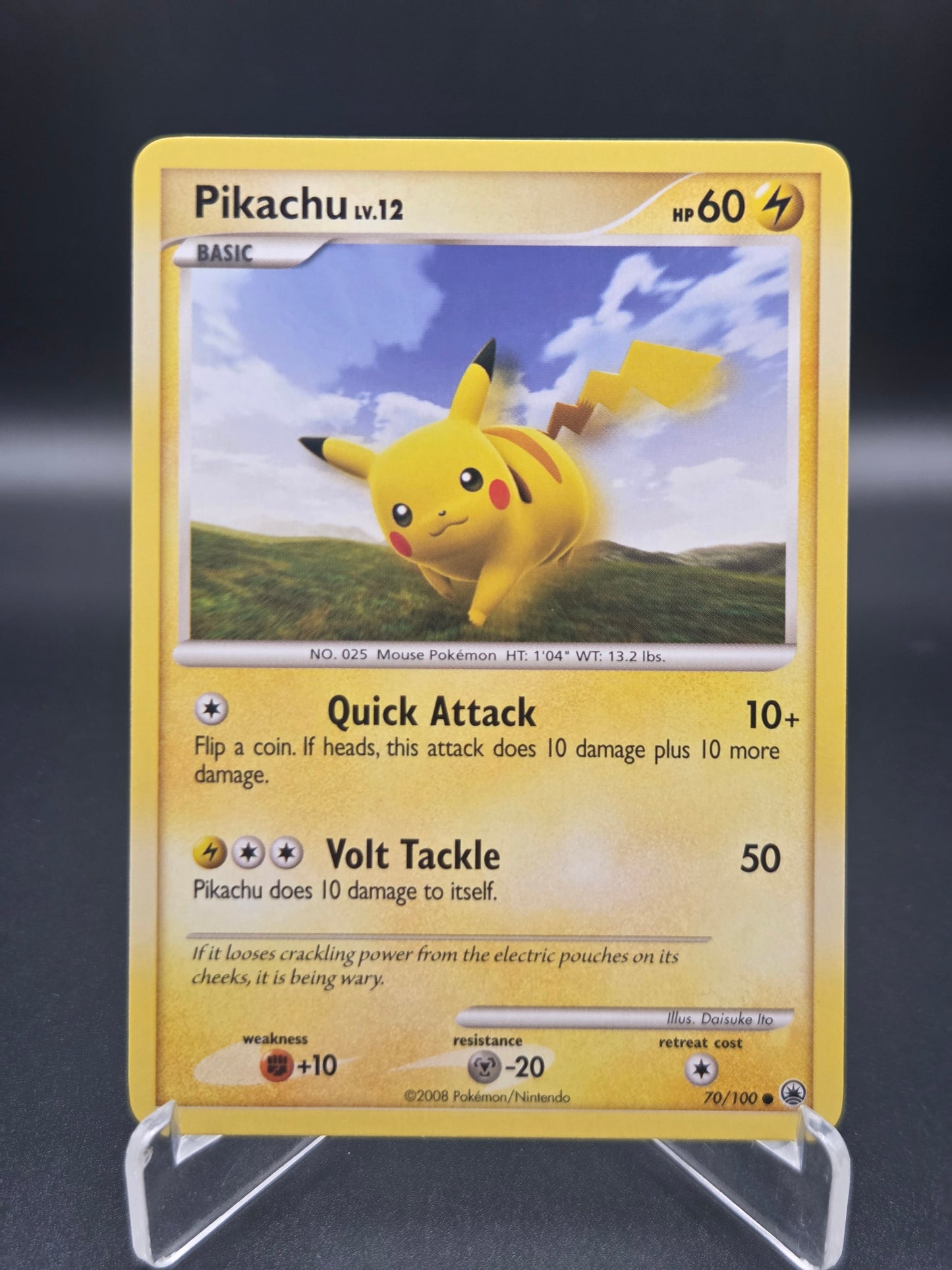 Pokémon TCG: 2008 Pikachu 70/100 - Majestic Dawn
