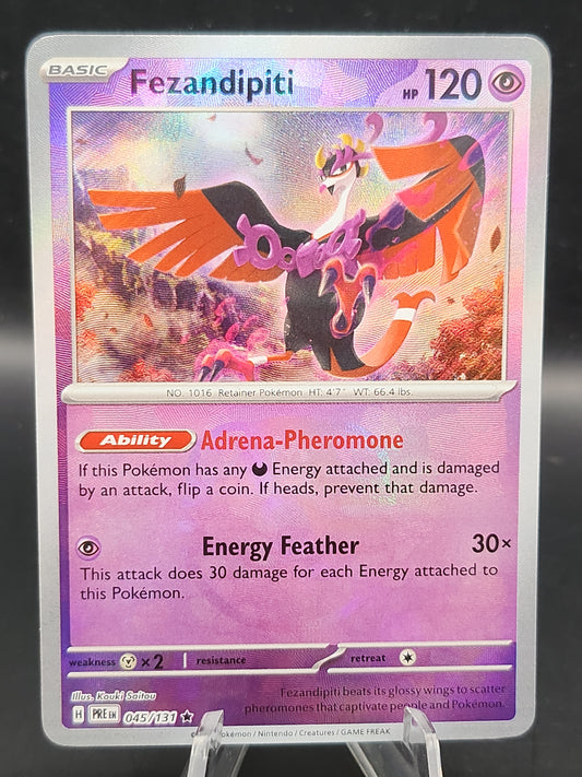 Pokémon TCG: 2025 Fezandipiti Master Ball 045/131 SV: Prismatic Evolutions