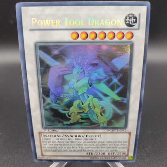 Yu-Gi-Oh! TCG: Power Tool Dragon Ghost Rare RGBT-EN042 Raging Battle 1st Edition