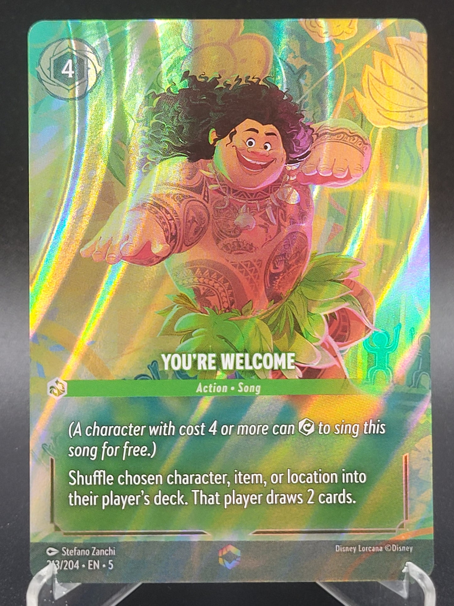 Lorcana TCG: You're Welcome (Enchanted) 213/204 Shimmering Skies
