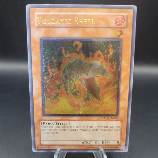 Yu-Gi-Oh! TCG: Volcanic Shell Ultimate Rare FOTB-EN009 Force of the Breaker