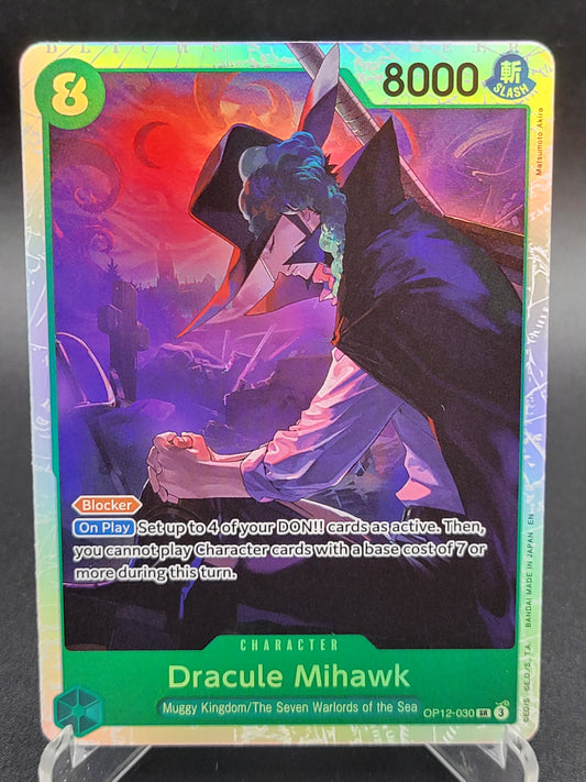 One Piece TCG: Dracule Mihawk OP12-030 SR - Legacy of the Master (OP12)