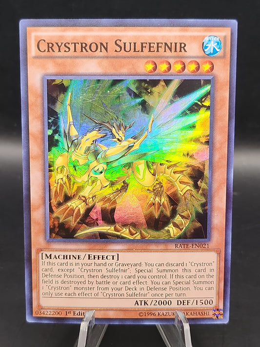 Yu-Gi-Oh! TCG: Crystron Sulfefnir RATE-EN021 Raging Tempest