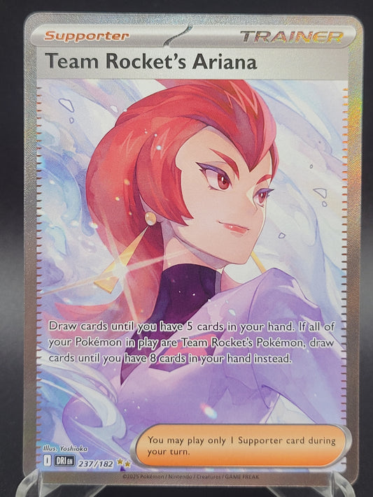 Pokémon TCG: 2025 Team Rocket's Ariana 237/182 SV: Destined Rivals
