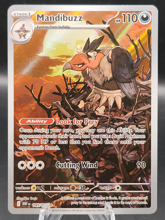 Pokémon TCG: 2025 Mandibuzz 145/086 SV: White Flare