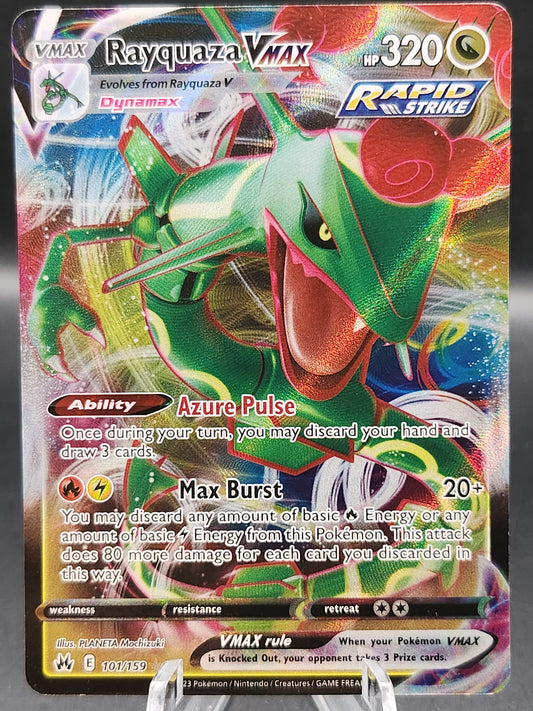 Pokémon TCG: 2023 Rayquaza VMAX 101/159 SWSH: Crown Zenith