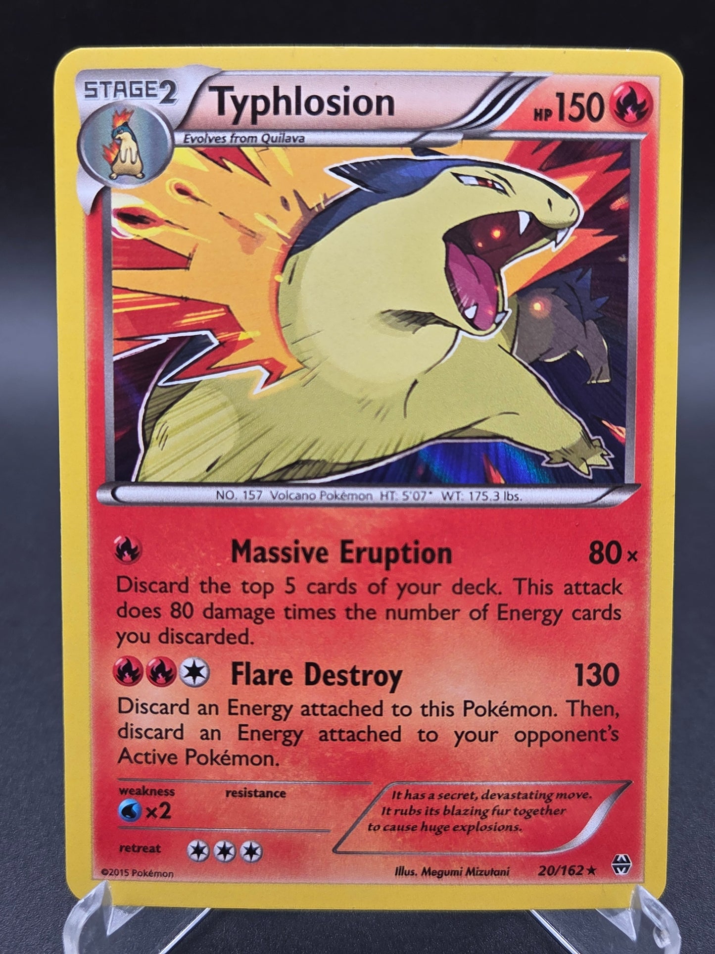 Pokémon TCG: 2015 Typhlosion - 20/162 - XY: BREAKthrough Holo