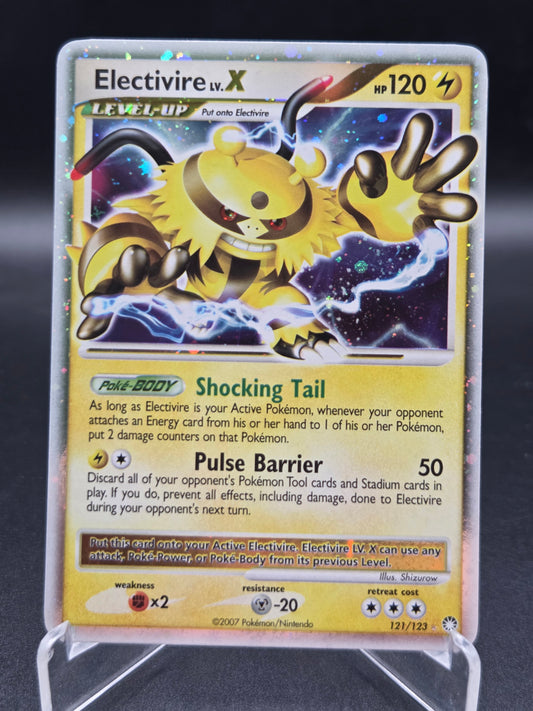 Pokémon TCG: 2007 Electivire LV.X - 121/123 - Mysterious Treasures
