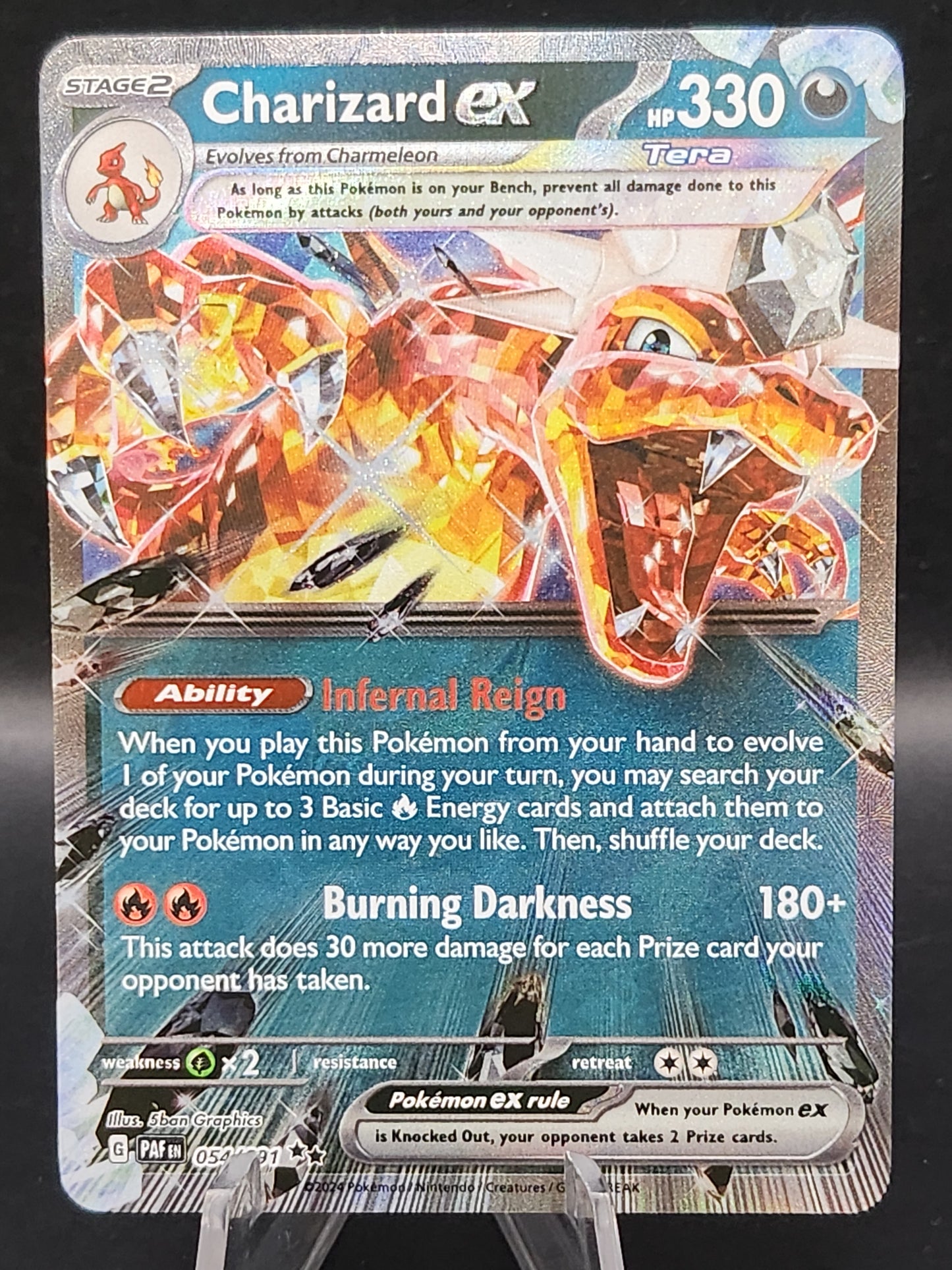 Pokémon TCG: 2024 Charizard ex - 054/091 - SV: Paldean Fates