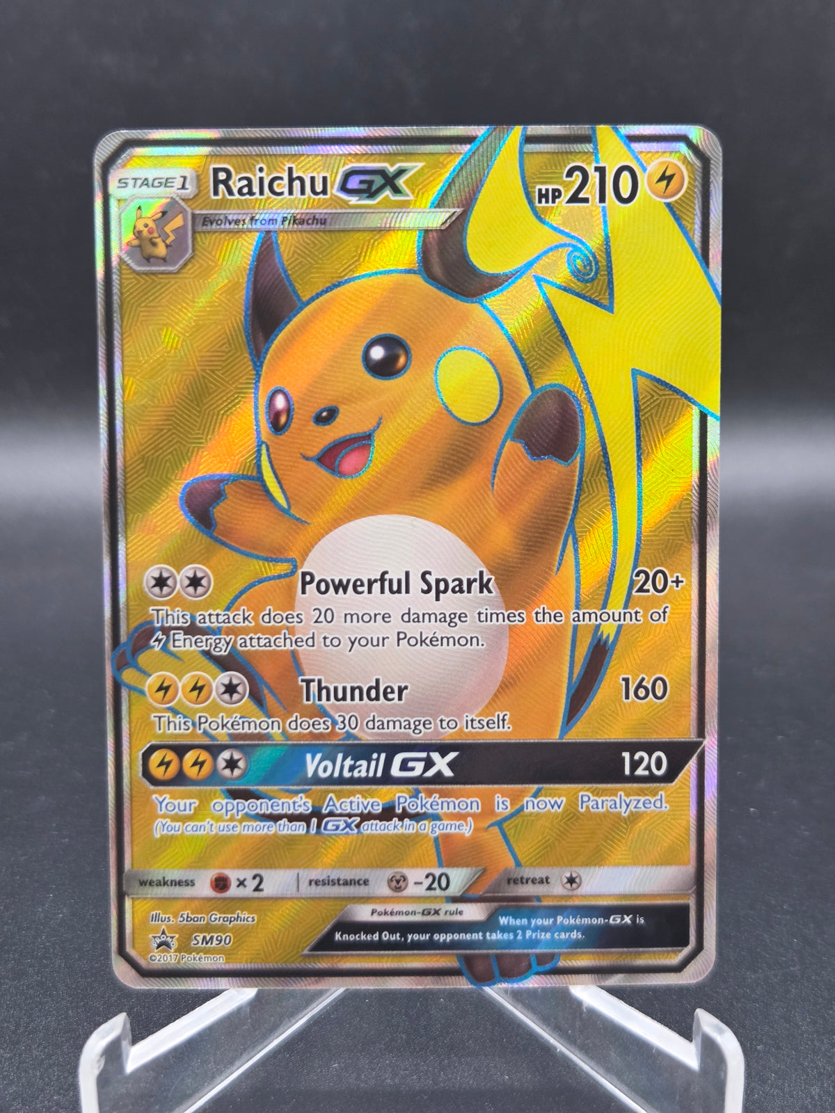 Pokémon TCG: 2017 Raichu GX SM90 SM Promo (SMP)