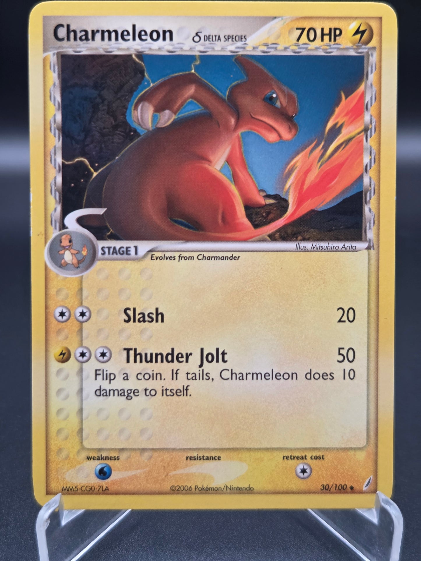 Pokémon TCG: 2006 Charmeleon 30/100 (Delta Species) - Crystal Guardians (CG) LP