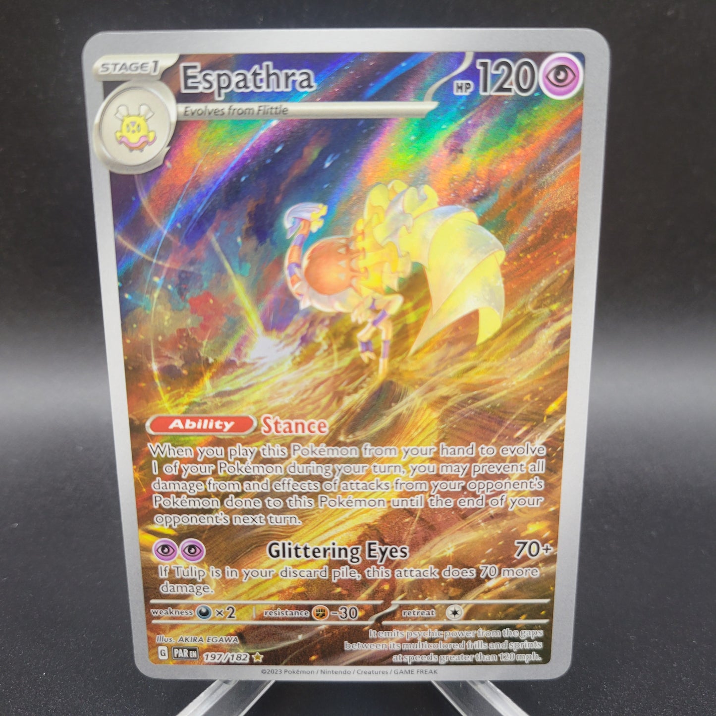 Pokemon TCG: 2023 Espathra 197/182 SV: Paradox Rift