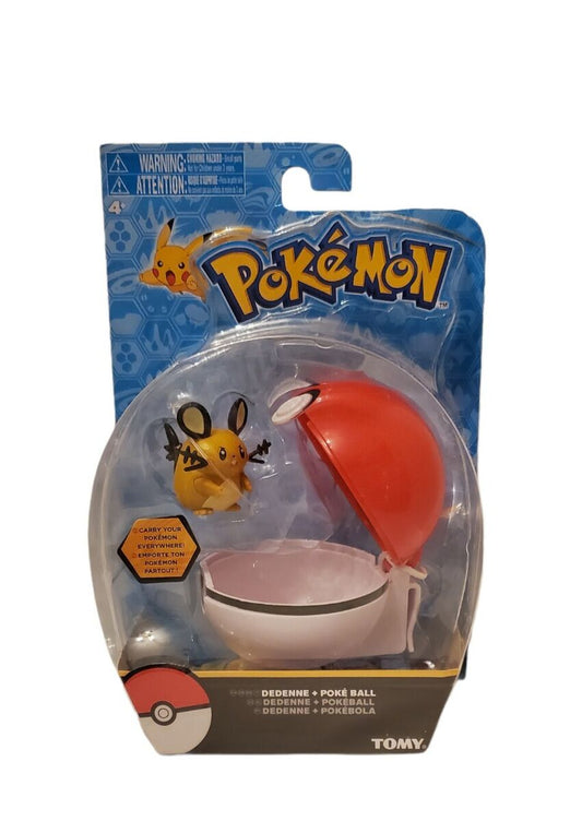 Pokemon: TOMY - Clip 'n Carry Poke Ball - Dedenne & Poke Ball