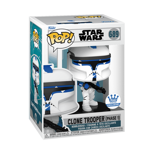 Funko PoP! STAR WARS: Clone Trooper [Phase 1] 689 (Funko Exclsuive)