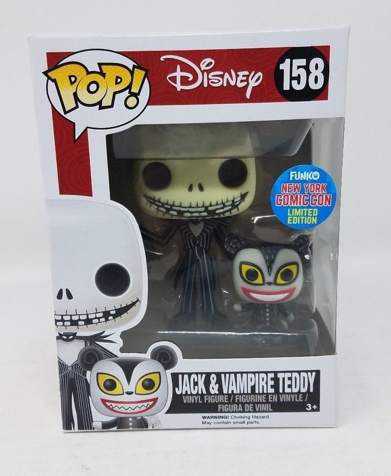 Funko Pop!: Jack Skellington w/ Vampire Teddy - NYCC Exclusive #158