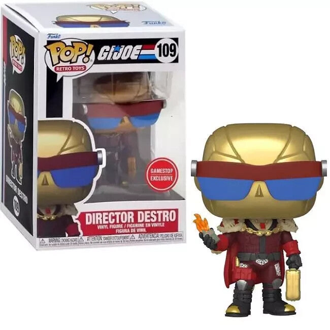Funko PoP! Retro Toys G.I. Joe Director Destro 109 (Gamestop Exclusive)