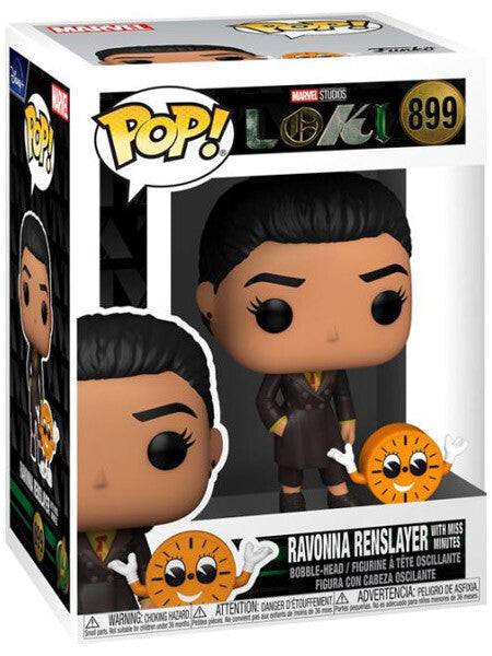 Funko PoP! Marvel: Loki - Ravonna Renslayer with Miss Minutes 899